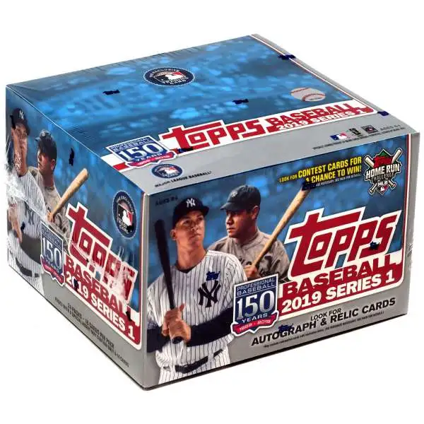 MLB Topps 2019 Series 1 Baseball Trading Card Box [24 Packs]