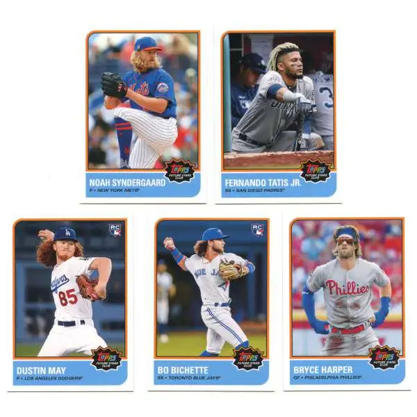 MLB Topps 2020 Future Stars Baseball Trading Card Set [June, 5 Cards]