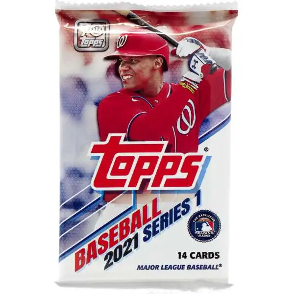 MLB Topps 2021 Series 1 Baseball Trading Card Pack [14 Cards]
