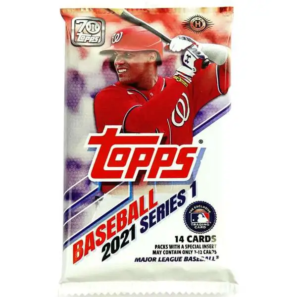 MLB Topps 2021 Series 1 Baseball Trading Card HOBBY Pack [14 Cards]