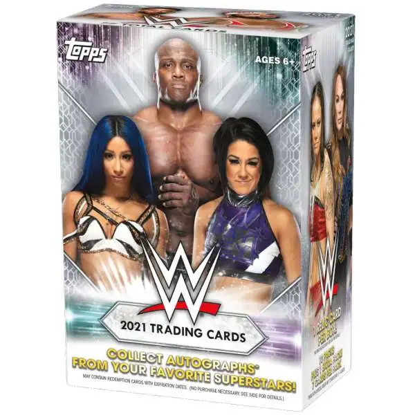 WWE Wrestling Topps 2021 WWE Trading Card BLASTER Box [11 Packs]