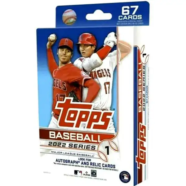 MLB Topps 2022 Series 1 Baseball Trading Card HANGER Pack [67 Cards]
