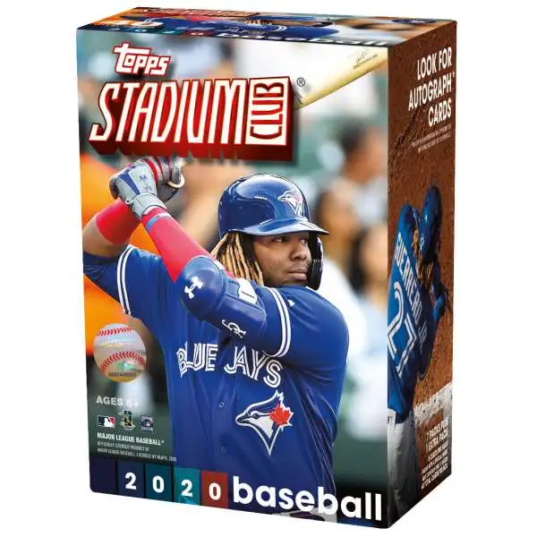 MLB Topps 2020 Stadium Club Baseball Trading Card BLASTER Box [8 Packs]