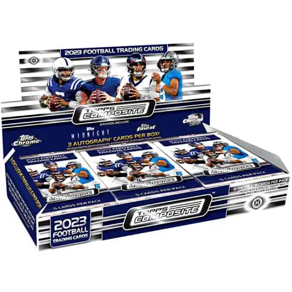 NFL Topps 2023 Composite Football Trading Card HOBBY Box [12 Packs]