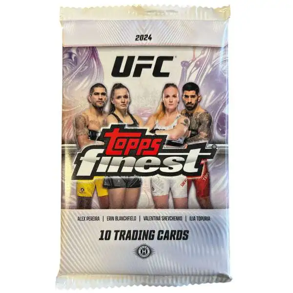 UFC Ultimate Fighting Championship 2024 Finest Trading Card Pack [10 Cards]