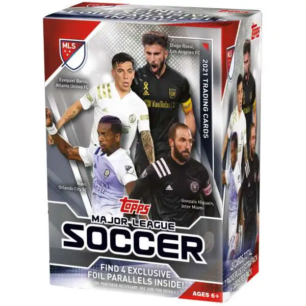 MLS Topps 2021 Soccer Trading Card BLASTER Box [8 Packs]