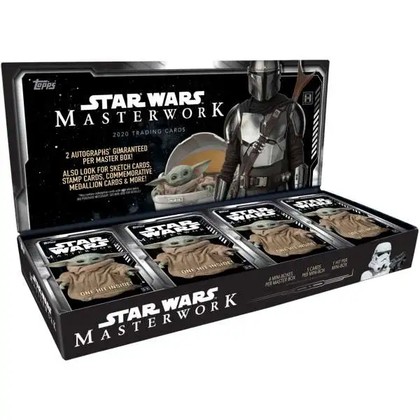 Star Wars Topps 2020 Masterwork Trading Card HOBBY Box [4 MINI Boxes]