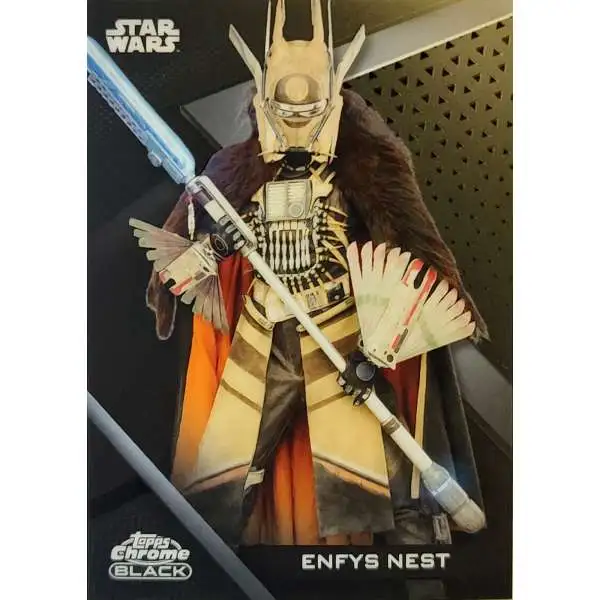 Star Wars Topps 2022 Chrome Black Enfys Nest #34