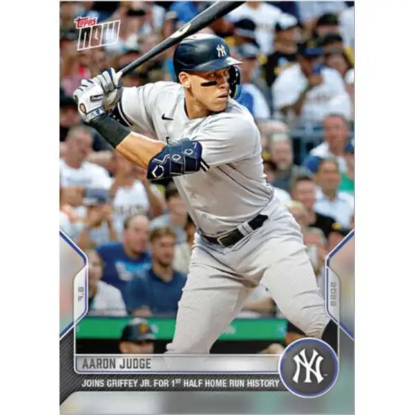On-Card Auto # to 62 - Aaron Judge - 2022 MLB TOPPS NOW® Card 1012A