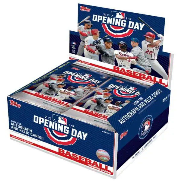 MLB Topps 2019 Opening Day Baseball Trading Card HOBBY Box [36 Packs]