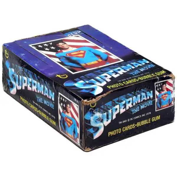 DC Superman The Movie Trading Card Box [36 Packs]