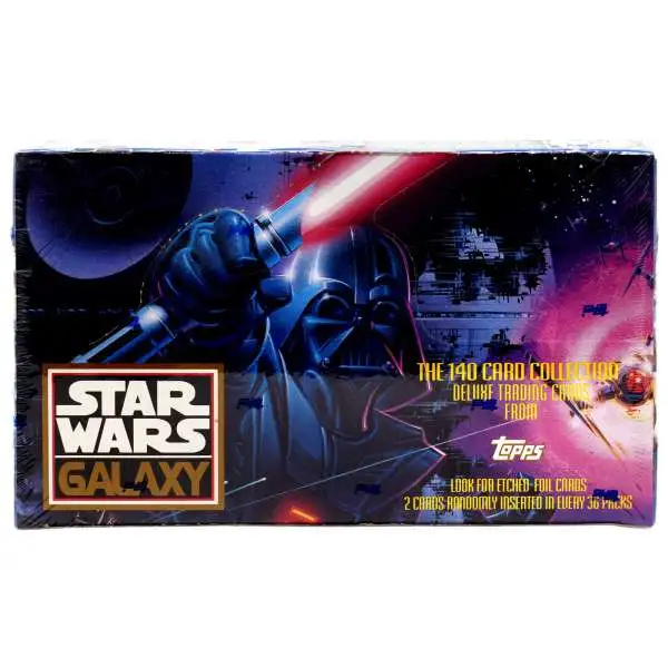 Star Wars Topps Galaxy Series 1 Trading Card Box [36 Packs]