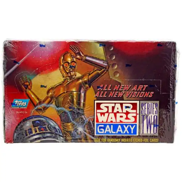 Star Wars Topps Galaxy Series 2 Trading Card Box [36 Packs]