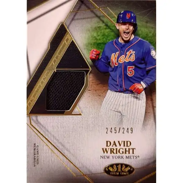 MLB 2013 Triple Threads Baseball David Wright 1199 Autographed Trading Card  UAJR-DW On Card Autograph Topps - ToyWiz