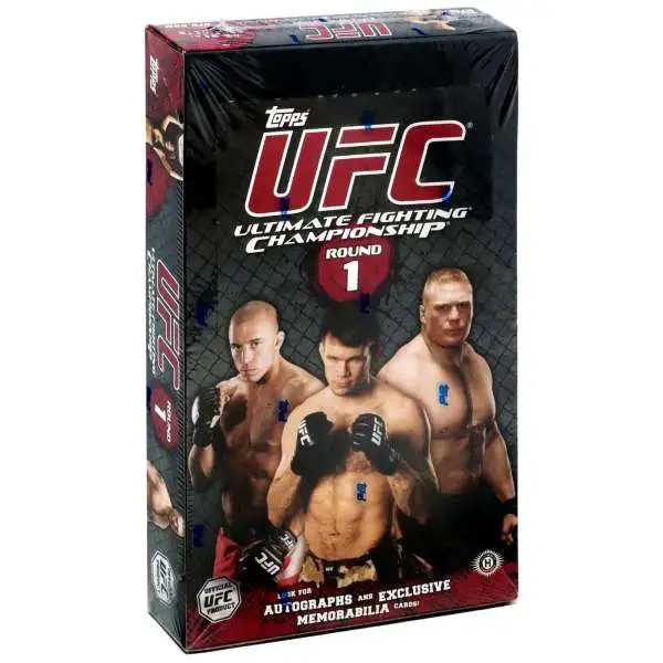UFC Ultimate Fighting Championship 2009 Round 1 Trading Card Box [16 Packs, 3 Autographs & 3 Relic Cards]
