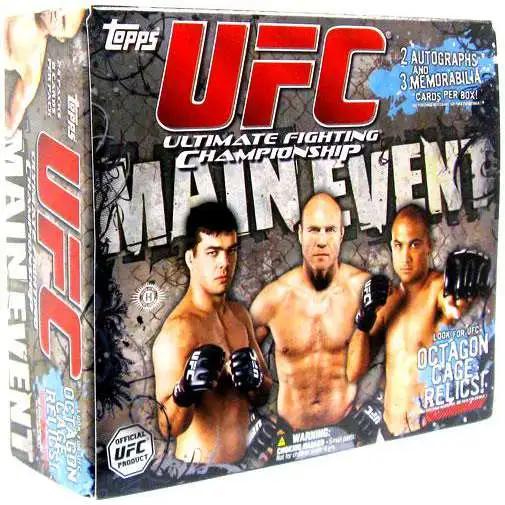 UFC Ultimate Fighting Championship 2010 Main Event Trading Card HOBBY Box [24 Packs]