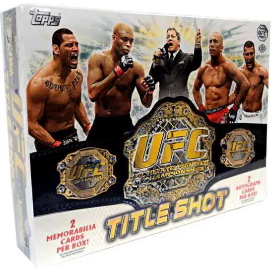 UFC Ultimate Fighting Championship 2011 Title Shot Trading Card HOBBY Box [12 Packs, 2 Autographs & 2 Memorabilia Cards!]