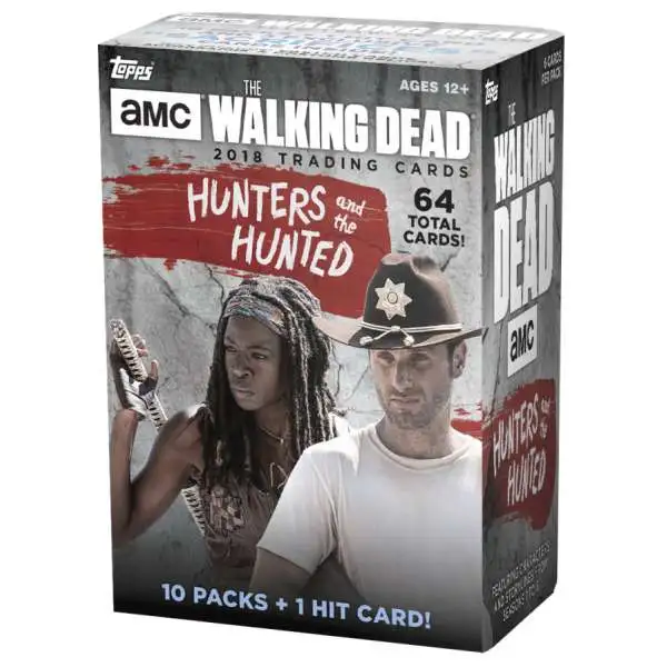 The Walking Dead Topps Hunters & the Hunted Trading Card Blaster Box [10 Packs + 1 Hit Card]