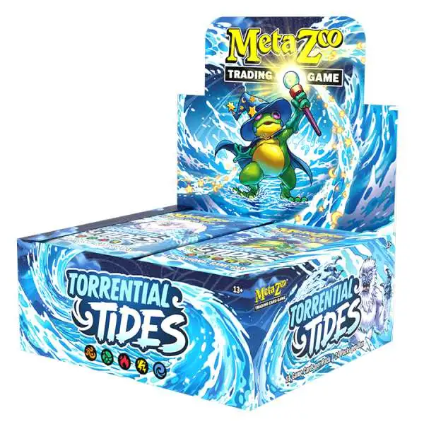 MetaZoo Trading Card Game Torrential Tides Booster Box [24 Packs]