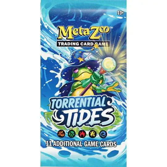 MetaZoo Trading Card Game Torrential Tides Booster Pack [11 Cards]