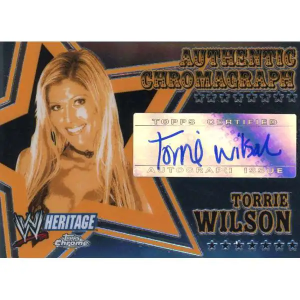 WWE Wrestling Topps 2006 Topps Chrome Heritage Torrie Wilson