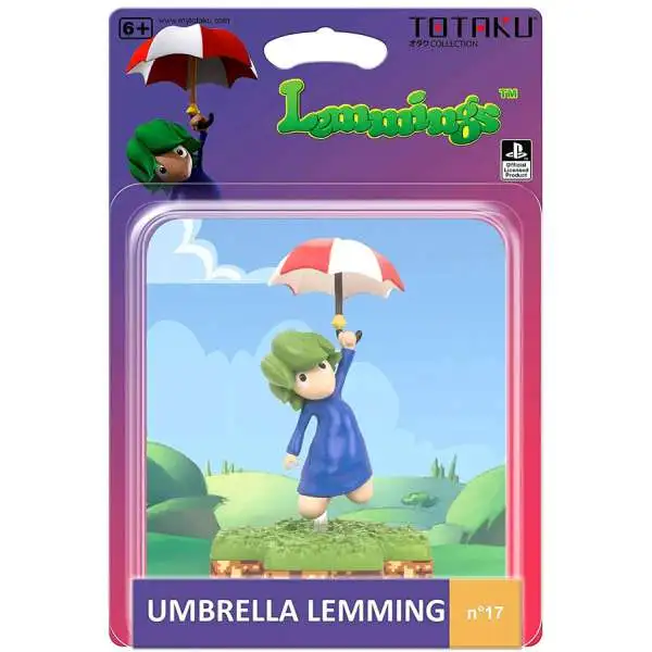 Lemmings TOTAKU Collection Umbrella Lemming Vinyl Figure