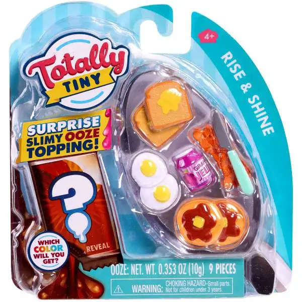 Totally Tiny Fun Rise & Shine Mini Food Play Set [Surprise Slimy Ooze Topping!]