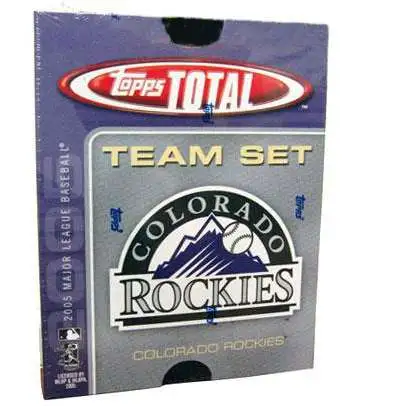 MLB 2005 Topps Total Baseball Cards Colorado Rockies Team Set