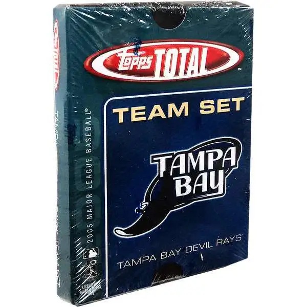 MLB 2005 Topps Total Baseball Cards Tampa Bay Rays Team Set