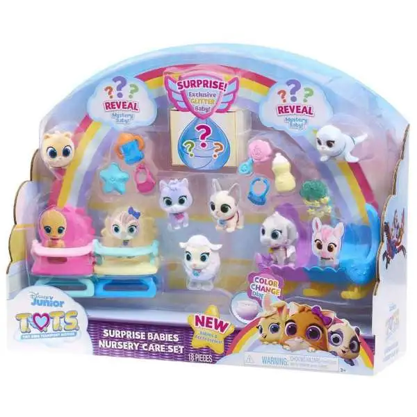 Disney Junior TOTS (Tiny Ones Transport Service) Surprise Babies Nursery Care Set Exclusive Figure 10-Pack [Version 4]