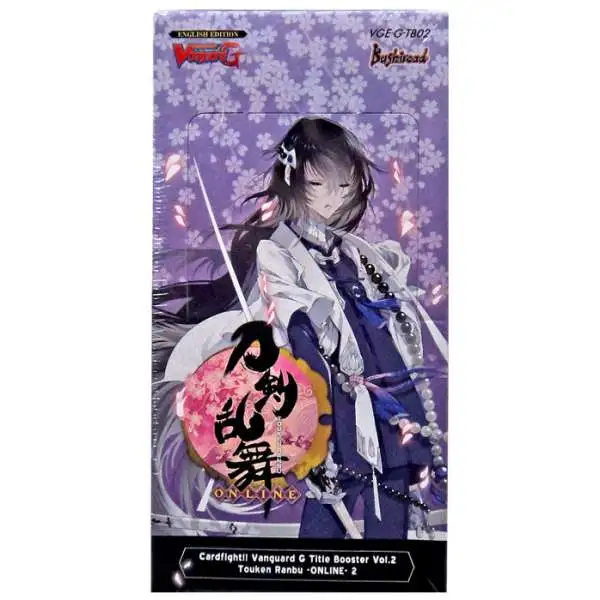 Cardfight Vanguard G Trading Card Game Touken Ranbu Online Vol. 2 Booster Box VGE-G-TB02 [12 Packs]
