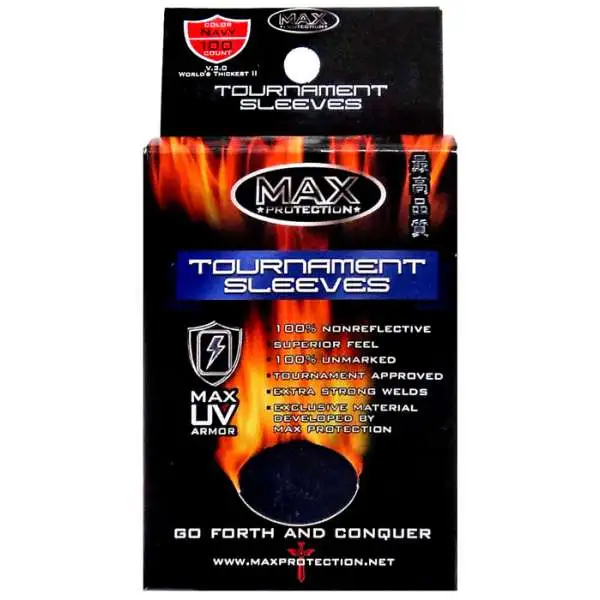 Card Supplies Tournament Sleeves Navy Standard Card Sleeves [100 Count]