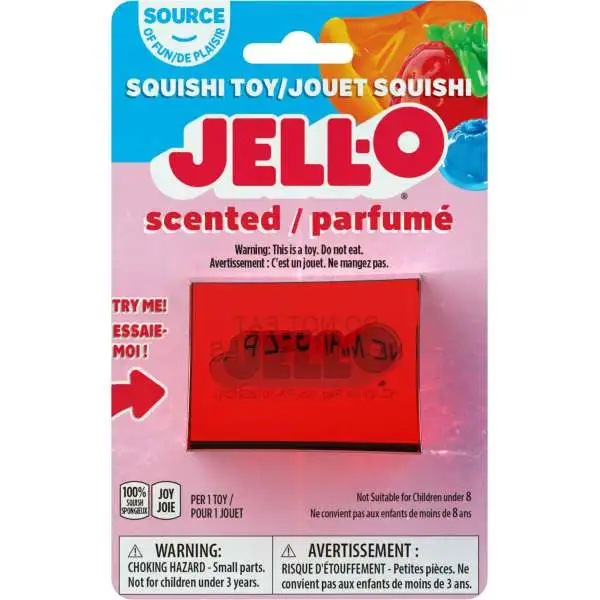 Jell-O Scented Squishy Toy [1 RANDOM Color/Scent] (Pre-Order ships April)