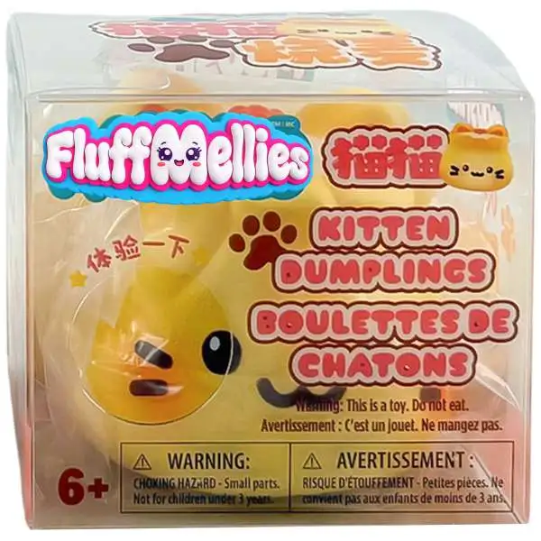 Fluffmellies (Mooshies) Kitten Dumplins Squeezy Toy [1 RANDOM Expression]