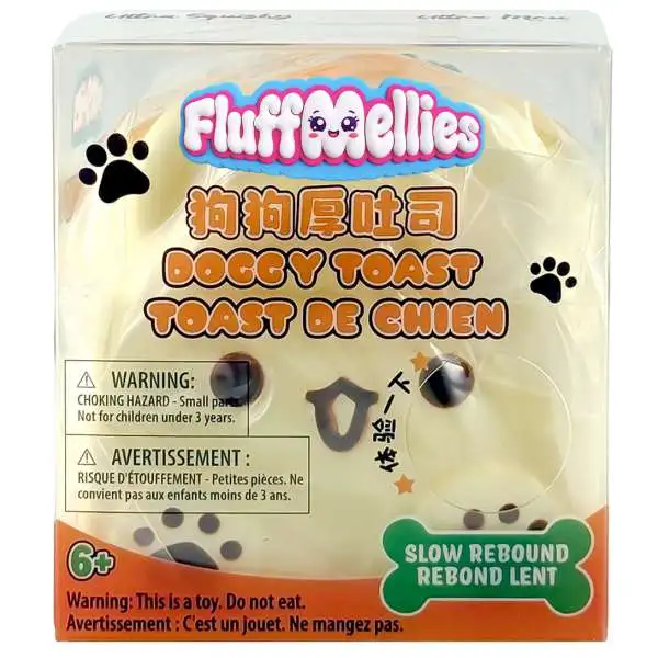 Fluffmellies (Mooshies) Doggy Toast Squeezy Toy