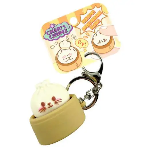 Charm Chumz Clicker Buns Keychain [1 RANDOM Dumpling Charm]