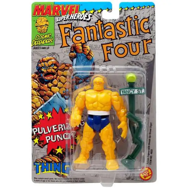 Marvel Fantastic Four Super Heroes - Cosmic Defenders The Thing Action Figure [Pulverizing Punch]