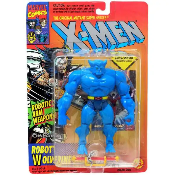 Marvel X-Men Beast Action Figure [Error Package - As Robot Wolverine (Albert)]