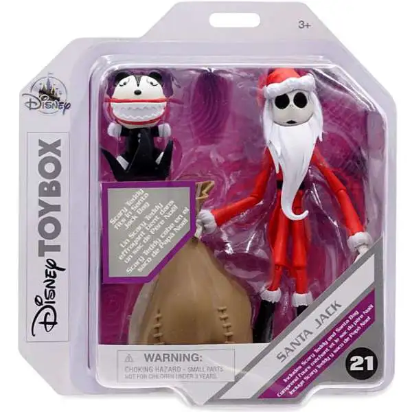 Disney The Nightmare Before Christmas Toybox Santa Jack Exclusive Action Figure [with Scary Teddy]