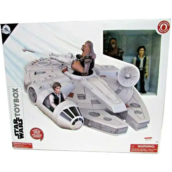 Disney Star Wars Toybox Millennium Falcon Exclusive Playset [Chewbacca & Han Solo]