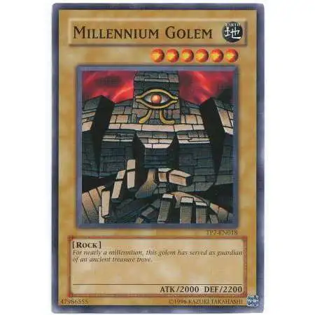 YuGiOh Tournament Pack 7 Common Millennium Golem TP7-EN018
