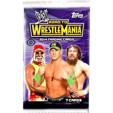 WWE Wrestling Topps 2014 Road to WrestleMania Trading Card HOBBY Pack [7 Cards]