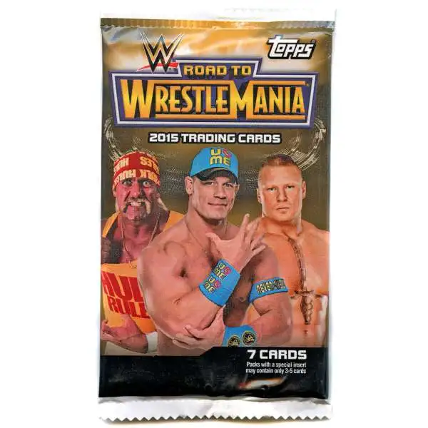 WWE Wrestling Topps 2015 Road to WrestleMania Trading Card BLASTER Pack [7 Cards]