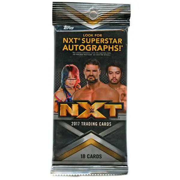 WWE Wrestling Topps 2017 NXT Trading Card VALUE Pack [18 Cards]