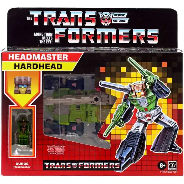 Transformers Generations Headmaster Hardhead with Duros Deluxe Action Figure [G1 Inspired]