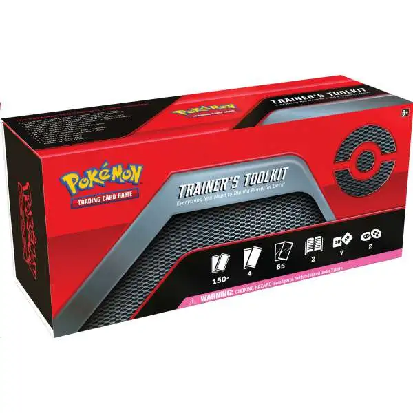 Pokemon 2020 Trainer's Toolkit Box Set [4 Booster Packs, 65 Card Sleeves, 100 Energy Cards & More]