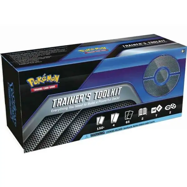 Pokemon 2021 Trainer's Toolkit Box Set [4 Booster Packs, 65 Card Sleeves & More]