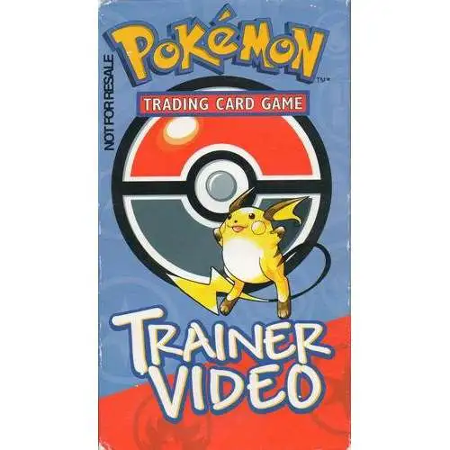 Pokemon Trainer Video VHS