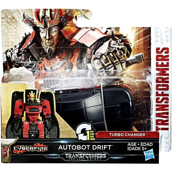 Transformers The Last Knight 1 Step Turbo Changer Autobot Drift 4.25" Action Figure