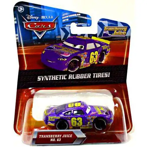 Disney / Pixar Cars Synthetic Rubber Tires Transberry Juice Exclusive Diecast Car